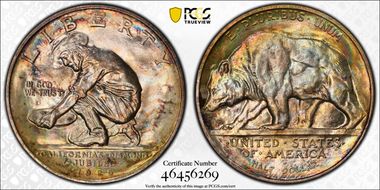 1925-S 50C California MS67+