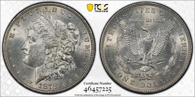 1878 7TF $1 Reverse of 1879 N1