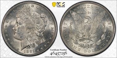 1891-S $1 MS62