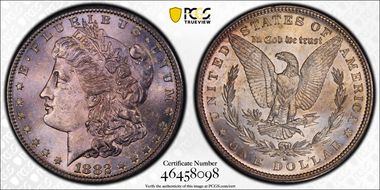 1882-S $1 MS63