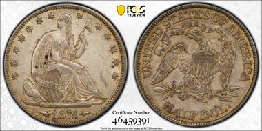 1874 50C WB-102 Large Arrows AU50