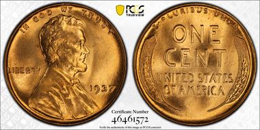 1937 1C MS67RD