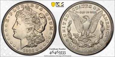 1921-S $1 MS62