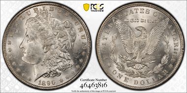 1890 $1 MS63