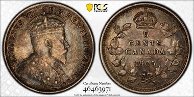 1905 5C Narrow Date XF45