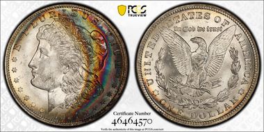 1921 $1 Morgan MS63+