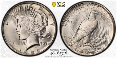 1928 $1 MS65