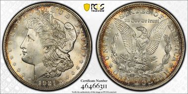 1921-D $1 MS66