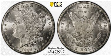 1884-CC $1 MS62