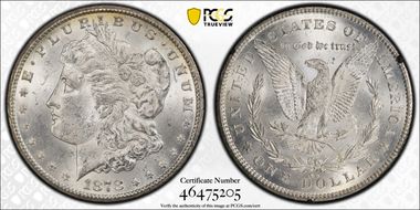 1878-CC $1 GSA Hoard MS62