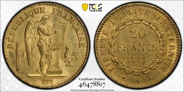 1875-A 20 Fr Gad-1063 F-533 MS63