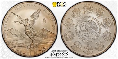 2019-Mo 2 Onza Libertad Ag MS69