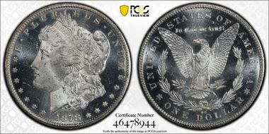 1878-CC $1 MS64PL