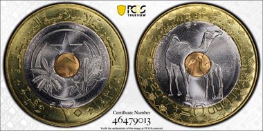 AH1439-2017 20 Oug Camels MS67