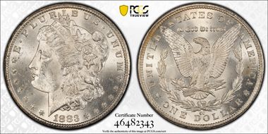 1883-CC $1 MS62