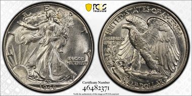 1946 50C Doubled Die Reverse N1