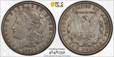 1921-D $1 XF40