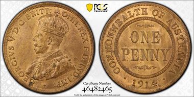 1914 (L) 1D MS64RB