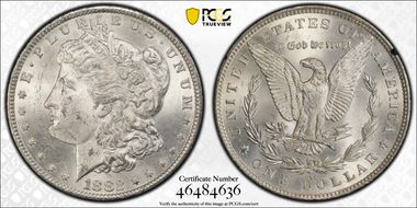 1882-CC $1 GSA Hoard MS62