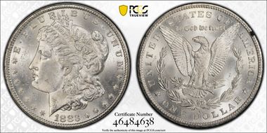 1883-CC $1 GSA Hoard MS63