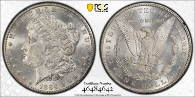 1884-CC $1 GSA Hoard MS62