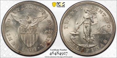 1904-S 20C MS63