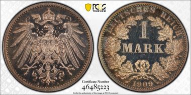 1909-A Mark J-17 PR66CAM