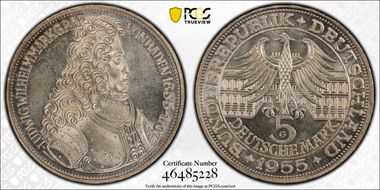 1955-G 5 Mk von Baden J-390 MS66