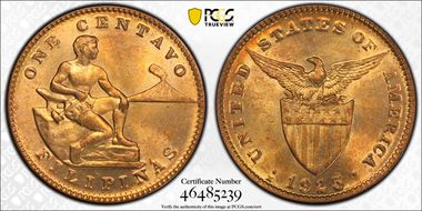 1925-M 1C MS64RD