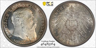 1907 2 Mk Death J-36 MS65