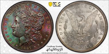 1887 $1 MS63
