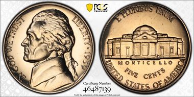 1939 5C Reverse of 1938 PR66