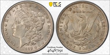 1889-O $1 AU55