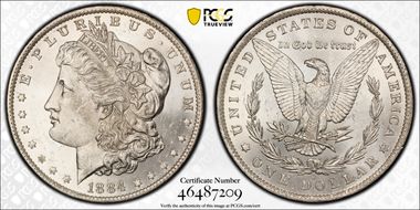 1884-O $1 MS62