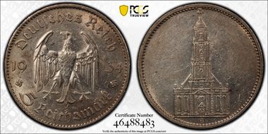 1934-G 5 Mk Potsdam without Date J-357 N1