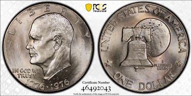 1976-D $1 Type 2 MS65