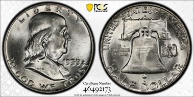 1959-D 50C MS64FBL