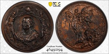 1892 Medal Eglit-106 Bronzed AE 102mm World's Columbian Expo SP58