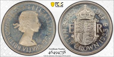 1953 1/2 Cr S-4137A PR64CAM