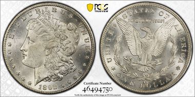 1892-CC $1 MS63