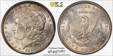 1890 $1 MS65