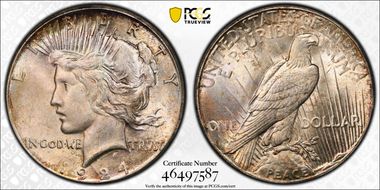 1924-S $1 MS63