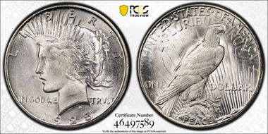 1925-S $1 MS64