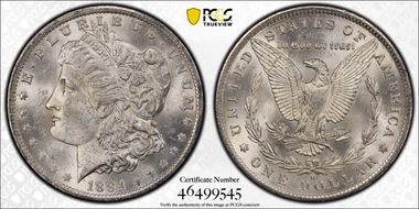 1884-O $1 MS62