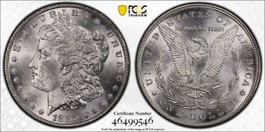 1885 $1 MS63