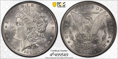1886 $1 MS63