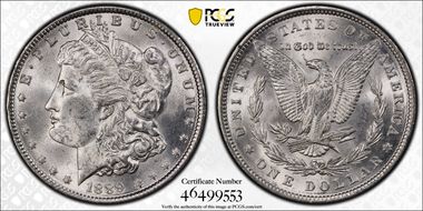 1889 $1 MS63