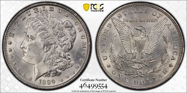 1889 $1 MS63