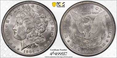 1904-O $1 MS62