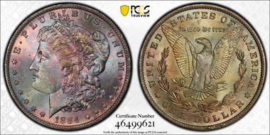 1884-O $1 MS66